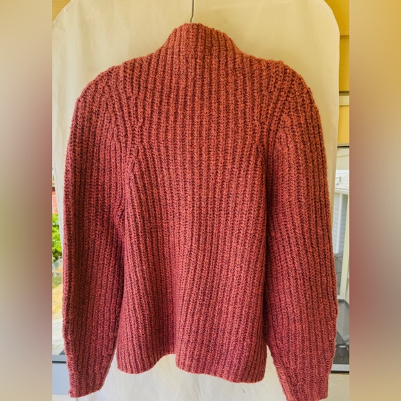 Leith Mock Neck Sweater – Classic Neutral Pullover, Soft Knit - Picture 4 of 15